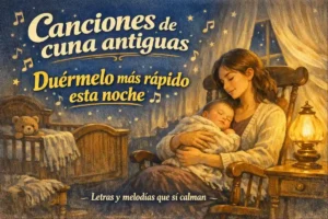 Canciones de cuna antiguas: Letras y melodías que ayudan a dormir esta noche