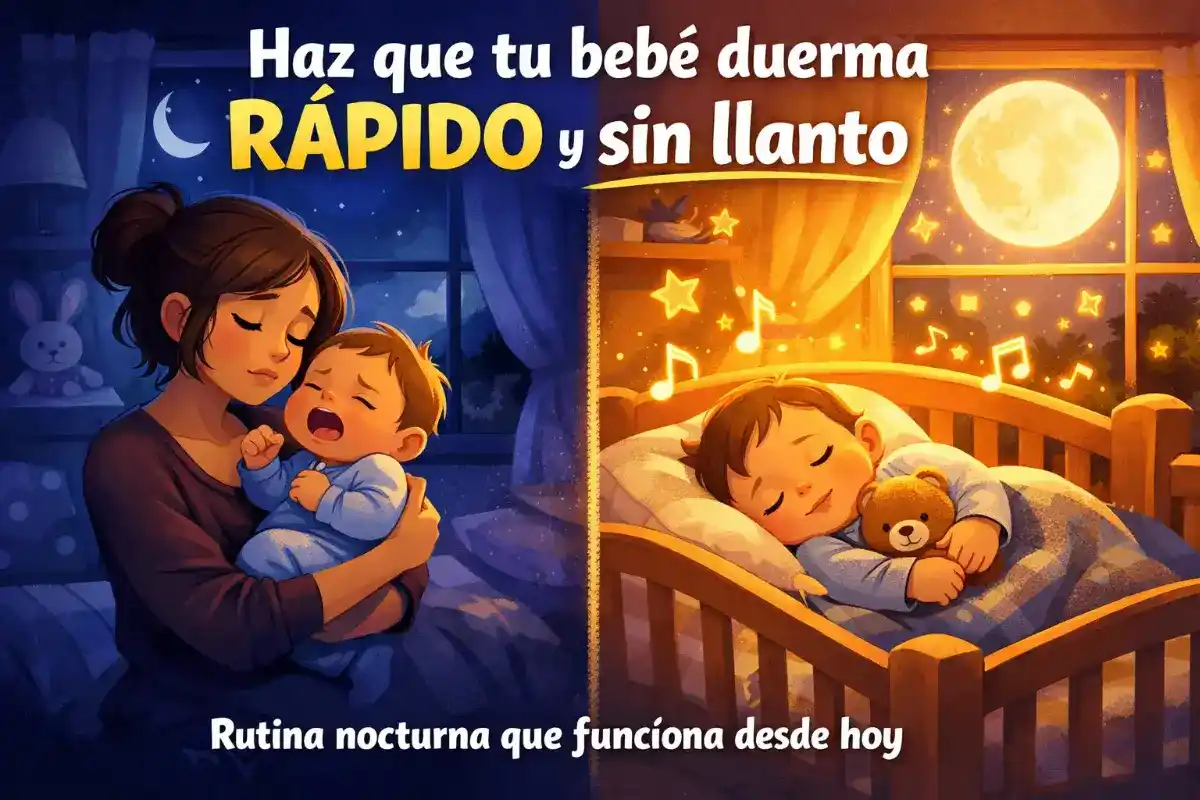 Cómo dormir a un bebé rápido: Rutina nocturna efectiva para noches sin llanto