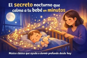 Música clásica para dormir bebés: El secreto nocturno que calma en minutos y favorece un sueño profundo