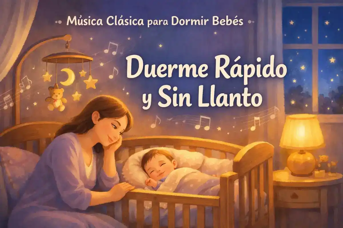 Música clásica para dormir bebés: Ayuda a tu hijo a dormir rápido y sin llanto esta noche