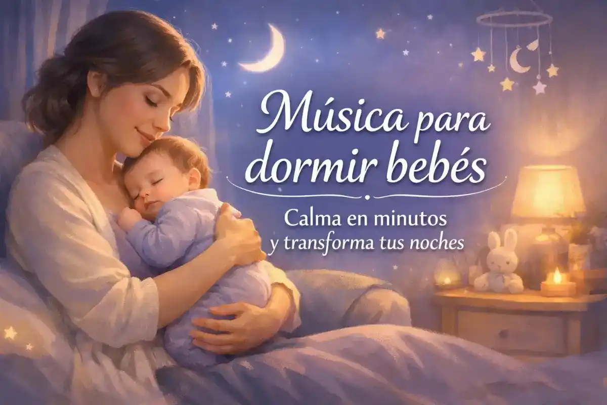 Música para dormir bebés: El método suave que calma en minutos y transforma tus noches