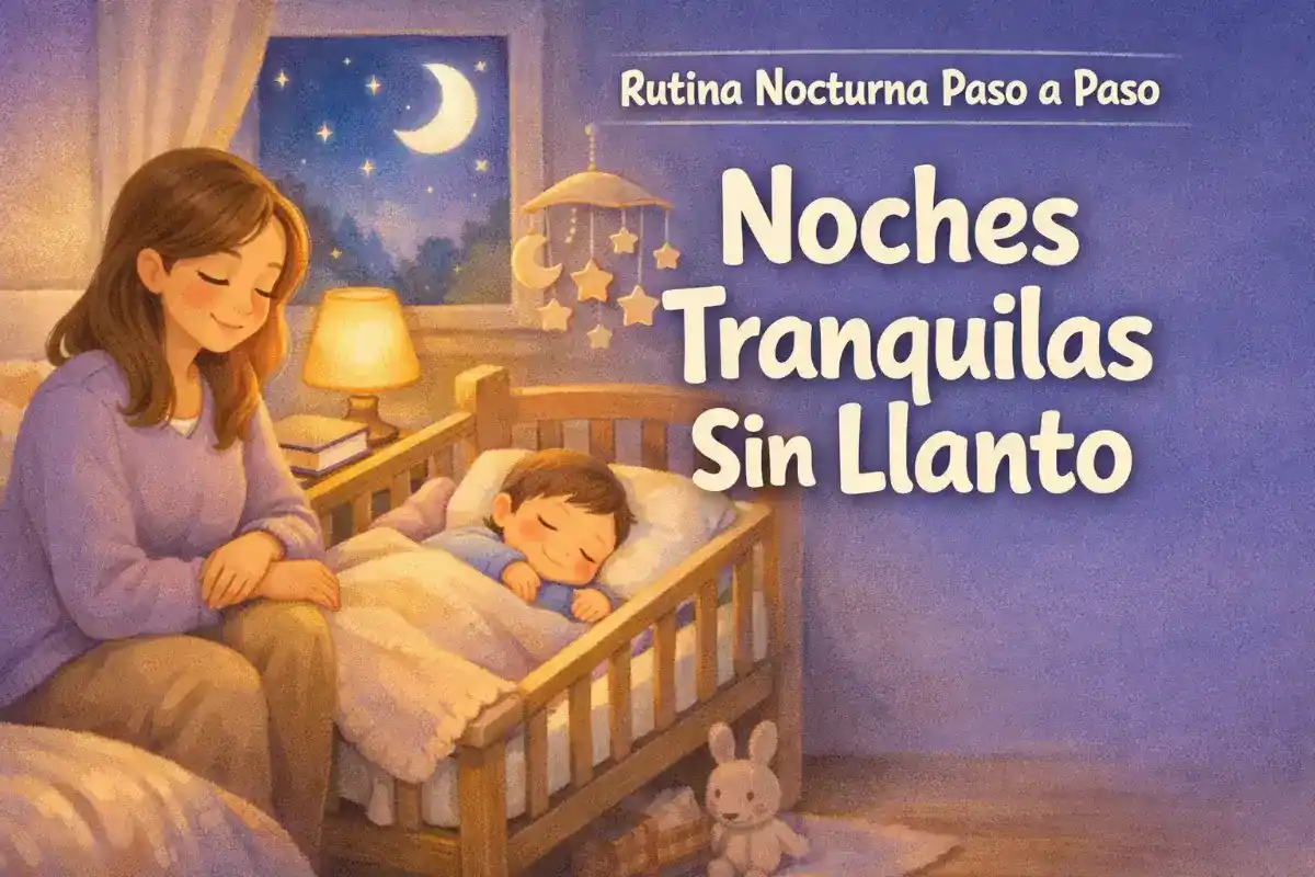 Rutina para dormir bebés: El método nocturno paso a paso para lograr noches tranquilas (sin llanto y sin pantallas)