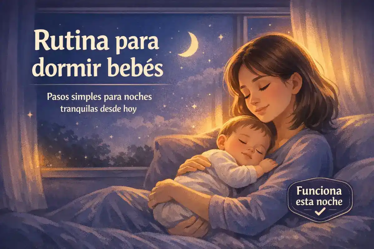 Rutina para dormir bebés: Pasos simples para noches más tranquilas